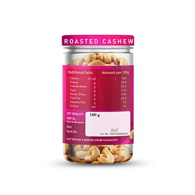 The Food Folks Salted Cashew Nuts 100 gm - Nutritional Bars