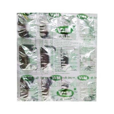 V & M Tablet 15'S - Supplements-Ent