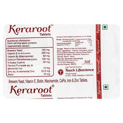 KERAROOT Tablet 10's - Supplements-Vam