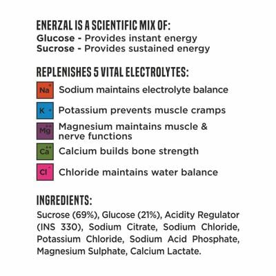 Enerzal Lime Powder 500gm - Energy Drinks