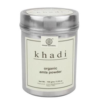 Khadi Natural Herbal Hair Powder - Amla 150 gm - Dry Shampoos & Conditioners