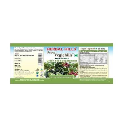 Herbal Hills Super Vegiehills Tablet 60's - Health Products
