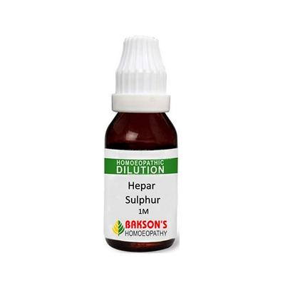 Bakson's Hepar Sulphur 1M Liquid 30 ml - Dilutions
