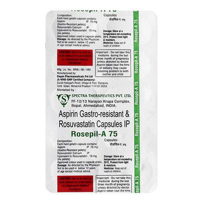 ROSEPIL A 10/75 Capsule 10's - Blood Clot-Ant