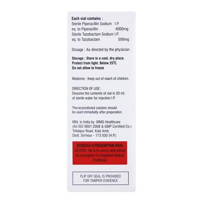 TAZOLAK 4.5 Injection 1's - Bacterial Infections-Pen