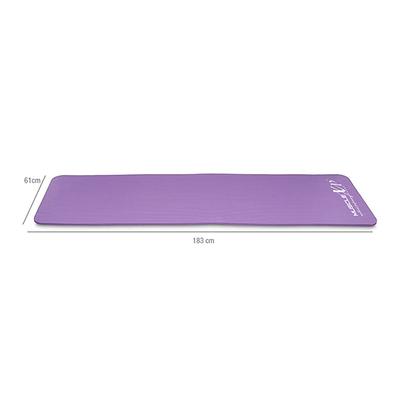 MuscleXP (10 mm) Thick NBR Material Yoga Mat - (Purple) 1's - Workout Essentials