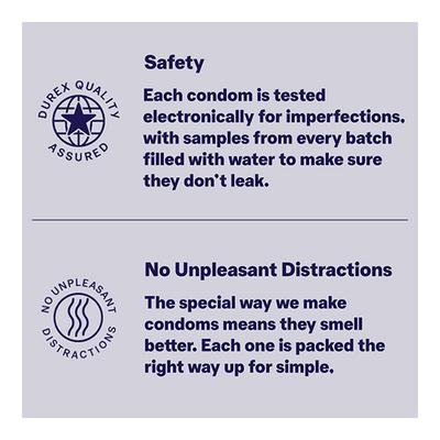 Durex Condoms - Extra Time 10's - Plain/Flavoured Condoms