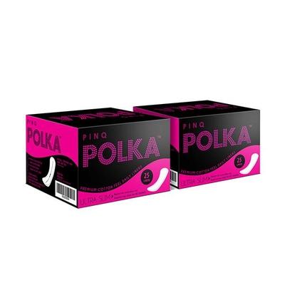 Pinq Polka Combo Premium Ultra Slim Pantyliners ( Pack of 2 X 50's) - Panty Liners