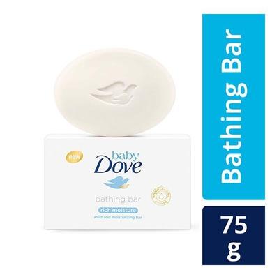 Baby Dove Rich Moisture Bathing Bar 75 gm - Baby Soap