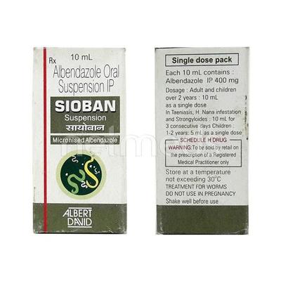 Sioban Suspension 10ml - Parasitic Worms-Ant
