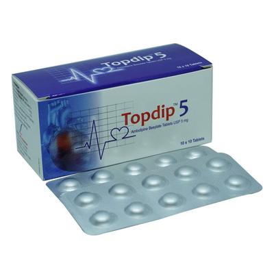 TOPDIP 5MG TABLET 10'S - Hypertension-Cal