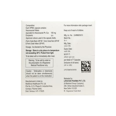 Itragreat 100mg Capsule 7'S - Fungal Infections-Anf