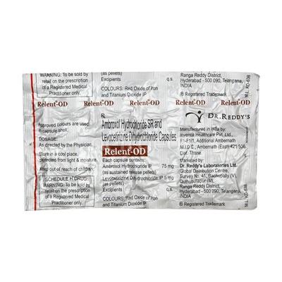 Relent OD Capsule 10'S - Cough And Cold-Cou