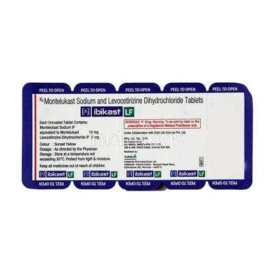 Ibikast LF Tablet 10'S - Asthma/COPD-Ast