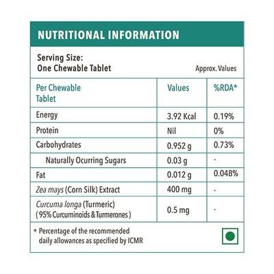 Zolv Corn Silk Sugar Free Instachews Tablet - Cranberry 45's - Herbal Dietary Supplement