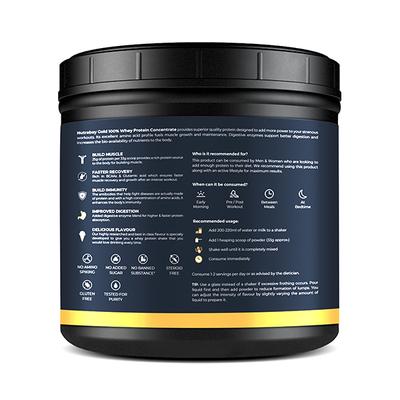 Nutrabay Gold Concentrate Whey Protein - Vanilla Ice Cream 500 gm - Whey Proteins