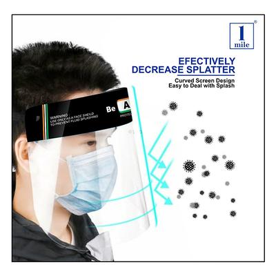 1Mile Protective Face Shield - Be Alert (400 Micron) - Face Masks