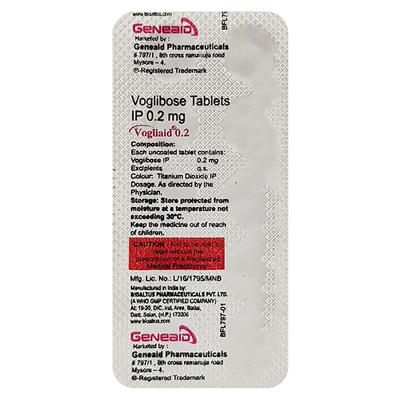 VOGLIAID 0.2 Tablet 10's - Diabetes-Ant