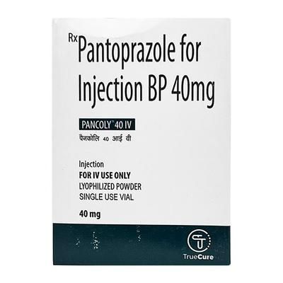 PANCOLY 40 IV Injection 1's - Ulcer/Reflux/Flatulence-Aaa
