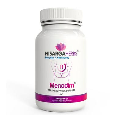 NisargaHerbs Menodim Veggie cap 60's - Speciality Medicines