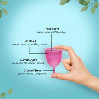 Floren Intimate Wash 100 ml + Floren Menstrual Reusable Cup - Small 1's - Intimate Care