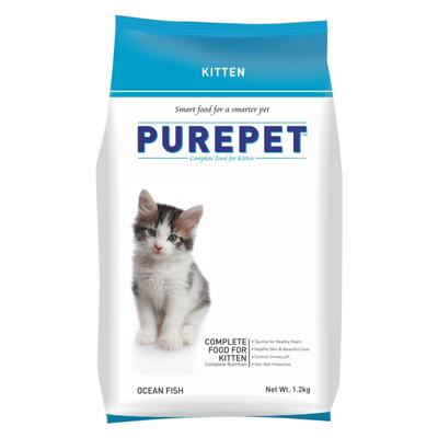 Purepet Ocean Fish Kitten Cat Food 1200 gm - Petfood