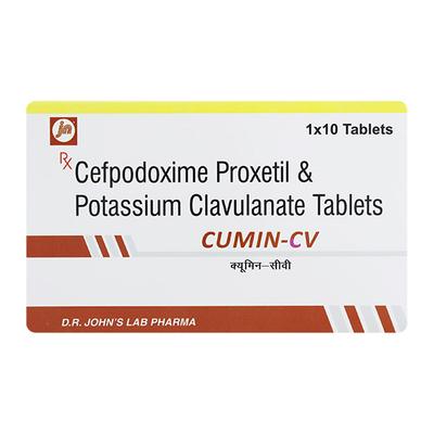 Cumin CV Tablet 10'S - Bacterial Infections-Cep