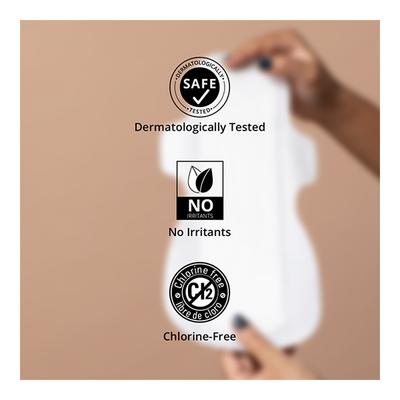Carmesi Eco-Conscious Sanitary Pads (L) 10's - Sanitary Napkins