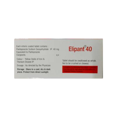 ELIPANT 40mg Tablet 10's - Ulcer/Reflux/Flatulence-Aaa