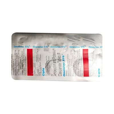 OMNICLAV 375mg Tablet 6's - Bacterial Infections-Pen