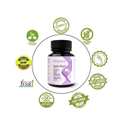 Natxtra Gymne-Mag D Natural Capsule 60's - Herbal Dietary Supplement
