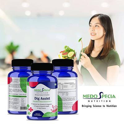 Medo Specia Dig Assist Veg Capsule 60's - General Health