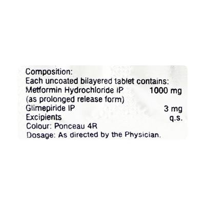 JUBIGLIM M3 FORTE Tablet 10's - Diabetes-Ant