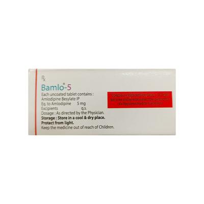 Bamlo 5mg Tablet 10'S - Hypertension-Cal