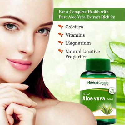 Herbal Canada Aloe Vera Extract Tablet 100's - Pure Herbs