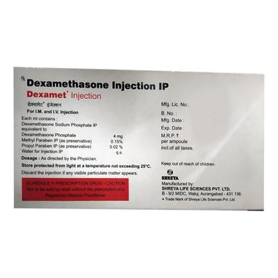 DEXAMET Injection 2ml - Hormonal Therapy-Cor