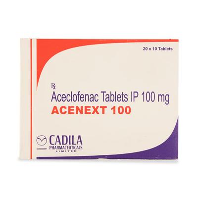 Acenext 100mg Tablet 10'S - Pain relief-Nsa