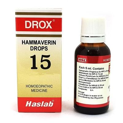 Haslab Drox 15 Hammaverin Drops 30 ml - Homeopathic Drops