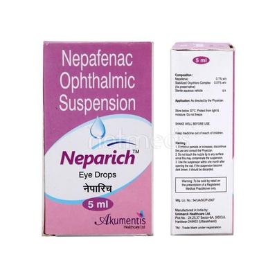 Neparich Eye Drops 5ml - Eye conditions-Oph