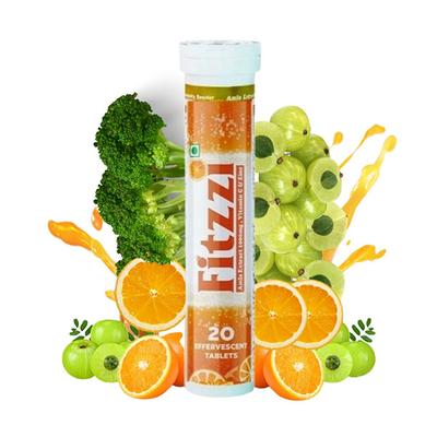 Fitzzi Amla Extract Vitamin-C & Zinc Effervescent Tablet 20's - Vitamin C
