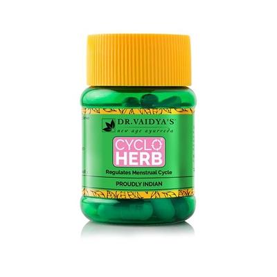 Dr.Vaidya's Cycloherb - Regulate Menstrual Cycle Capsules (Pack of 2 x 30's) - Speciality Medicines