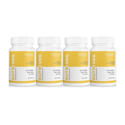 Vogue Wellness Nutrivog Tablet (Pack of 4 x 60's) - Hair & Skin