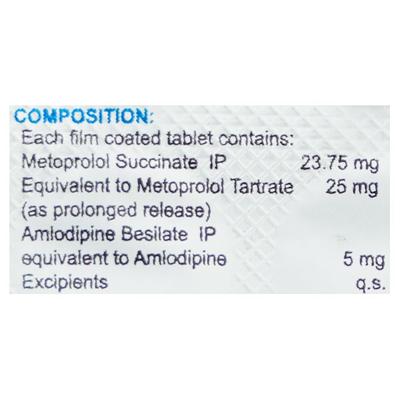 LAKMET AM 25mg Tablet 10's - Hypertension-Bet