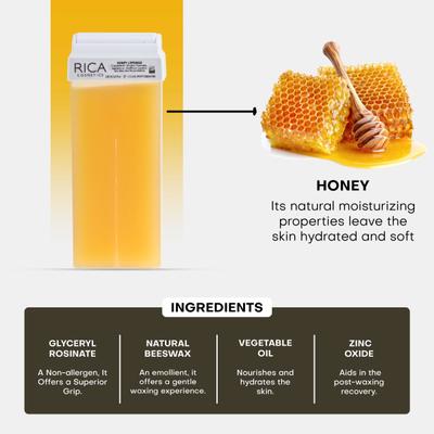 Rica Lipowax Roll-On Wax - Honey 100 ml - Shaving & Hair Removal