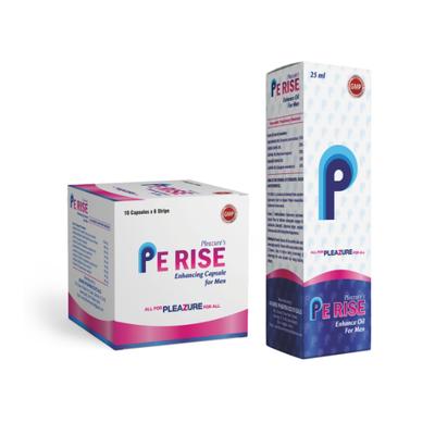 Pleazure's Pe Rise Enhancing Capsule 60s and Pe Rise Enhance Oil for Men 25ml 1's - Sexual Healthcare