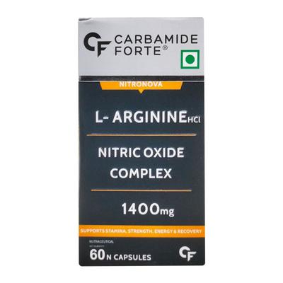 CF L Arginine Nitric Oxide Complex 1400mg Capsule 60's - Amino Acids