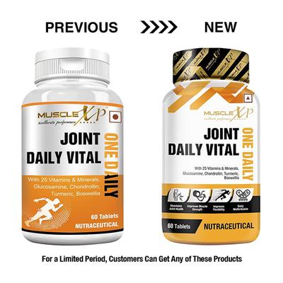 MuscleXP Joint Daily Vital One Daily MultiVitamin Tablet 60's - Calcium And Minerals