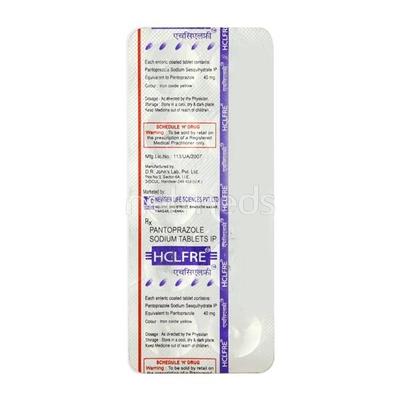 Hclfre Tablet 10'S - Ulcer/Reflux/Flatulence-Aaa