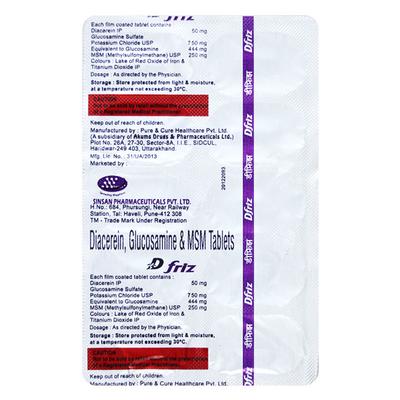 Dfriz Tablet 10'S - Arthritis-Oth