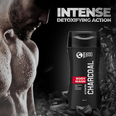 Beardo Body Wash - Activated Charcoal 200 ml - Shower Gels & Body Wash